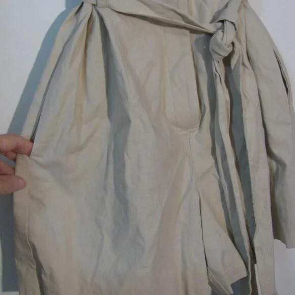 Alex Marie Sand Tan Romper Sz 4 NWT $129 Button Up One Piece Shorts Linen Blend - Picture 5 of 7